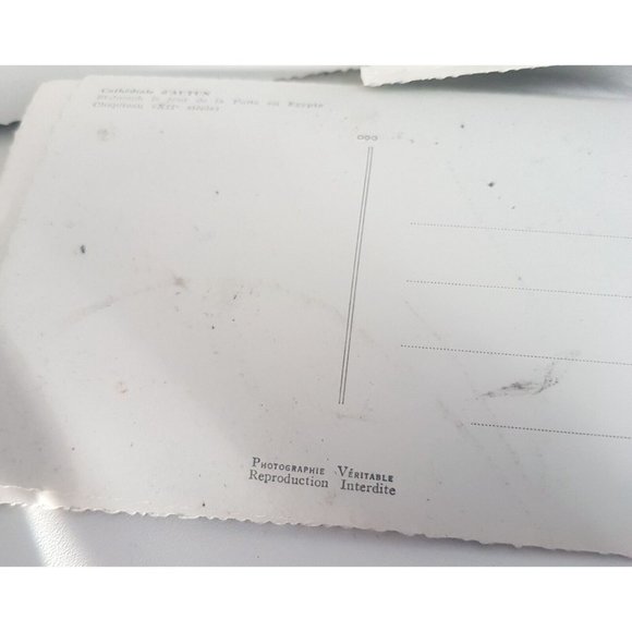 French Monuments Art Vintage 21 Postcards Black & White Photographie Veritable - Picture 9 of 15